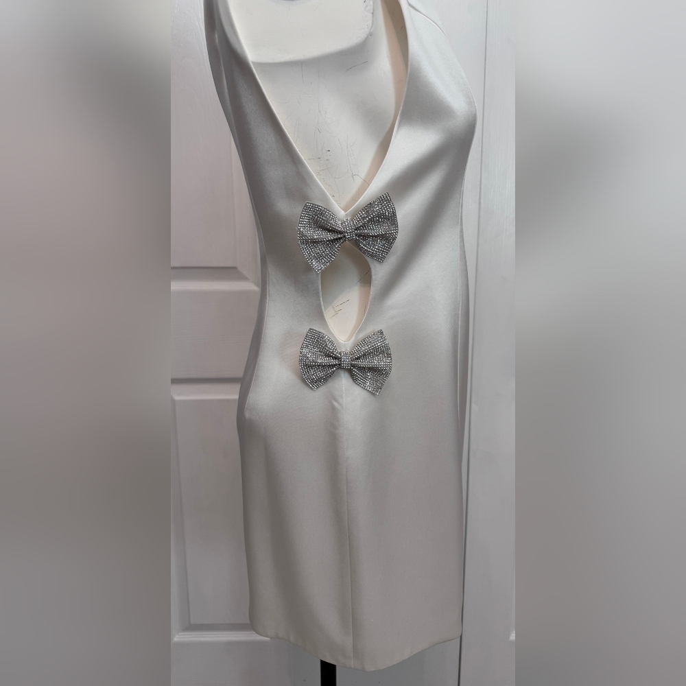 Retrofete Nadine Bridal Dress Size Medium Fits Small Sz 6 - Picture 11 of 14